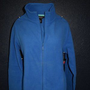 Women's Blue Lightweight Fleece Jacket